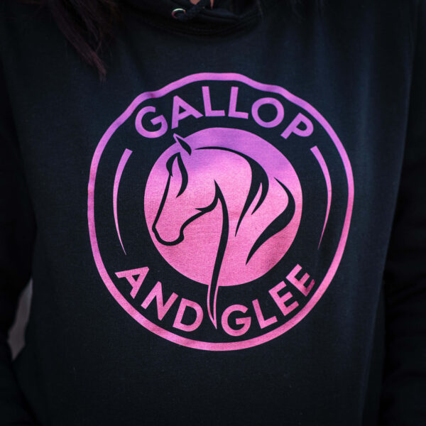 Pink Gallop and Glee logo